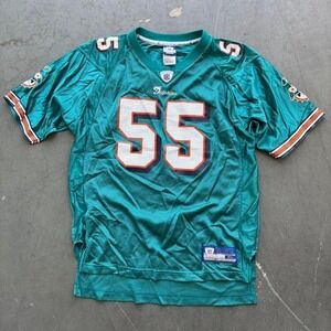 Miami Dolphins Junior Seau Reebok Mesh NFL Football jersey